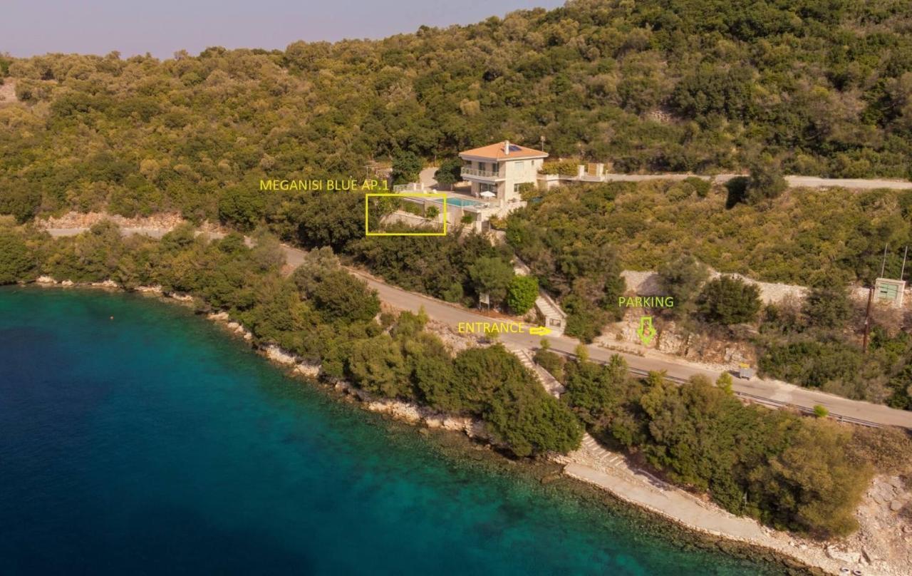 Meganisi Blue Apartment Spartokhorion ภายนอก รูปภาพ